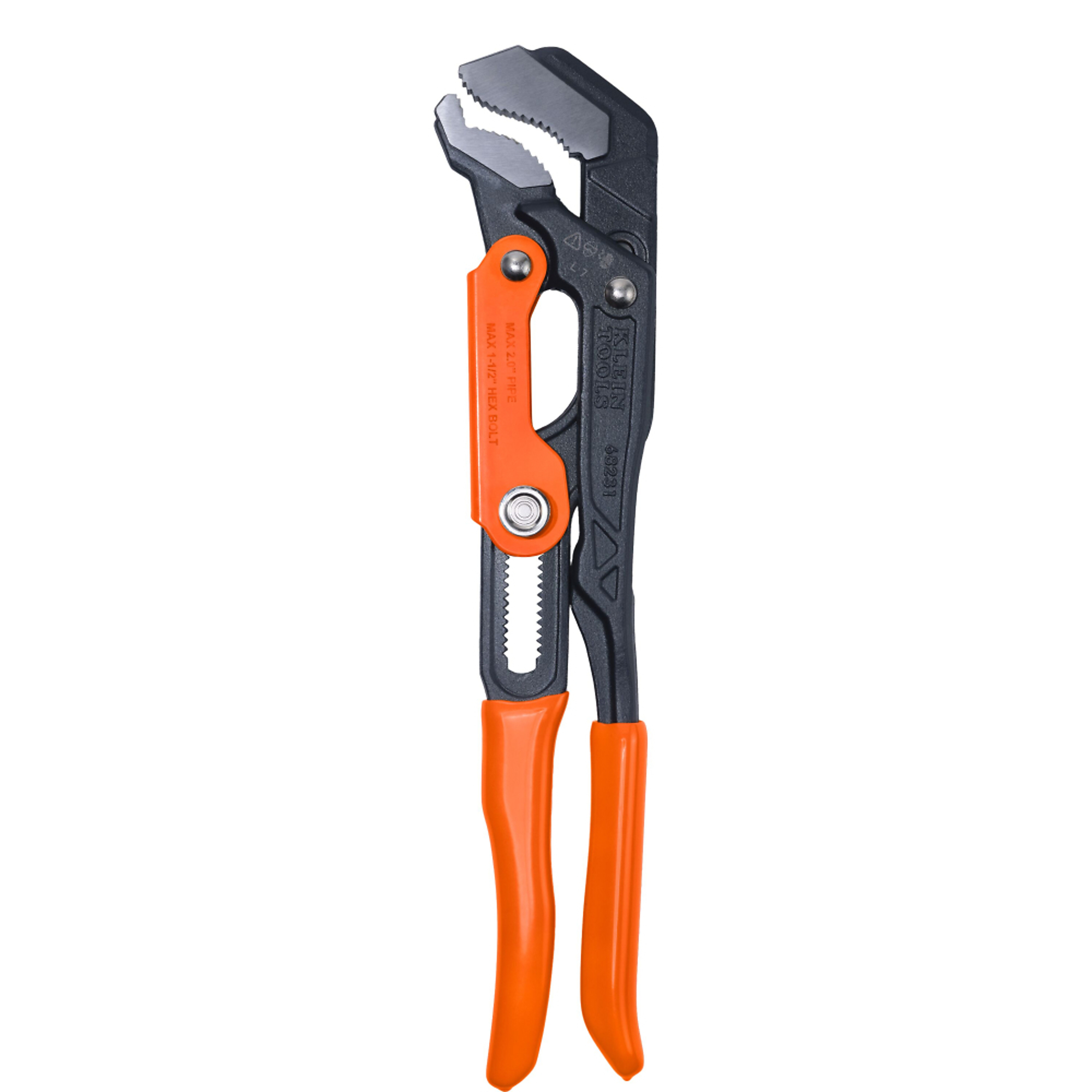Quick-Adjust S-Jaw Pipe Wrench, 17-Inch, Klein Tools Model# 68231